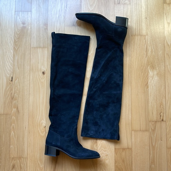 Dior thigh-high suede over the knee boots - Picture 5 of 11